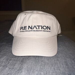 P.E Nation pale pink and Black Cap